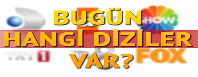 Cumartesi Hangi Diziler Var?